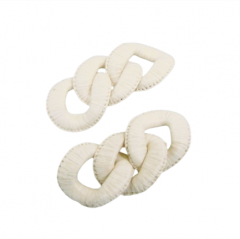 Fashion garment off-white accessory straps adjuster chains for shoes,clothing