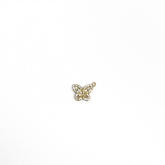 Niche design simple and cute butterfly micro diamond pendant bracelet DIY jewelry accessories