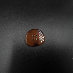 Light coffee color random pattern suit coat buttons