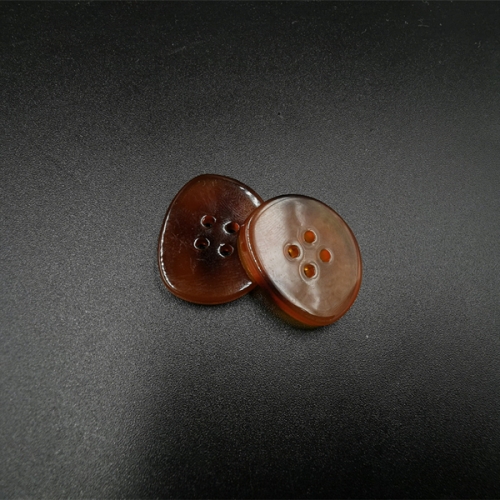 Light coffee color random pattern suit coat buttons