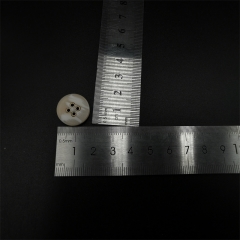 Four eyes resin metal wood grain buttons